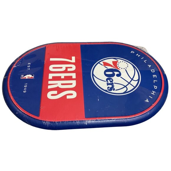 Philadelphia 76ers NBA Metal Pill Wall Sign 10" x 15" - Picture 3 of 6
